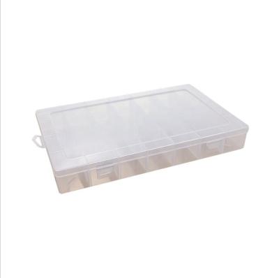 China Sustainable 28 Grid Slot Hanging Plastic Storage Container Box for sale