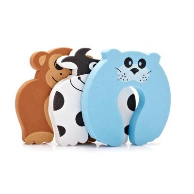 China Eco-freindly EVA Foam Baby Door Stopper Finger Pinch Animal Guard for sale