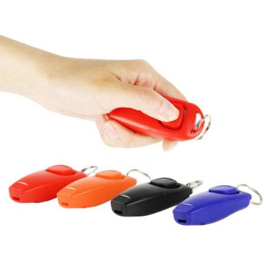 China Sustainable 2 in 1 Plastic Dog Training Clicker with Whistle for sale