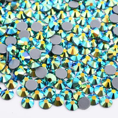 China Black Glass Crystals Flatback Hotfix Rhinestones Flatback Hotfix Rhinestones Hot Fix Rhinestones ab Hotfix Iron On Stones For Dress Decoration for sale