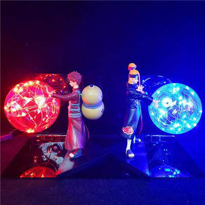 China Japanese Handmade Anime Naruto Uchiha LED Night Light Creative Anime Night Light Atmosphere Table Lamp for sale