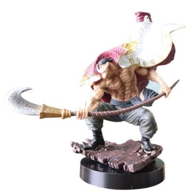 China Custom Plastic ONE PIECE Anime Big Japan Series WHITE BEARD PVC Plastic Model Figures for sale