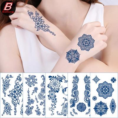 China 2021 New Juice Herbal Waterproof Mermaid Whale Scorpion Tattoo Stickers Temporary Falling Tattoo Stickers for sale