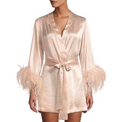 China New China Manufacturer Satin Sleepwear Manufacturer New Silk Robe Girls' Breathable Sleepwear for sale