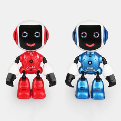 China Battery Operated Toy Small Toy Talking Robot Music Set Stories Talker with Phone Holder for sale