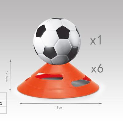 China Kids Sport Game Set Boy Outdoor Football Placing Set For Children QBL2053021 for sale