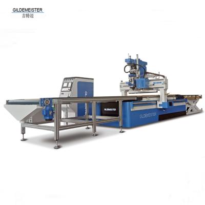 China 2021 Wood Working Nesting CNC Router Woodworking Machine For Construction Works for sale