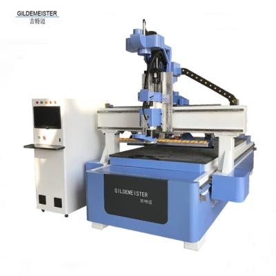 China Wood Working 1325 Automated Woodworking Engraving Machine CNC Router 4x8 3d CNC Router Auto Change For Sale for sale