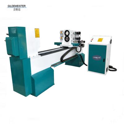 China Woodworking Carving Lathe Machine For Wood Turning Double Axis Lathe Machine CNC Lathe Milling Machine For Wood for sale