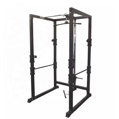 China Linefar Universal Fitness Power Cage Equipment Squat Rack With Pull Down Machine Power Rack for sale