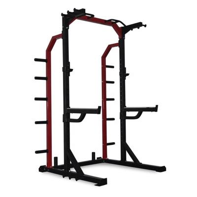 China Linefar Gym Equipment Indoor Half Cabinet Commercial Squat Rack Fitness Power Rack Multi Power Cage for sale