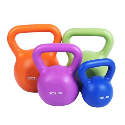 China Commercial Color Linefar Use Environmental Protection PE Kettlebell Irrigation Lady Fitness Arm Squat Kettlebell Lifting Sand for sale