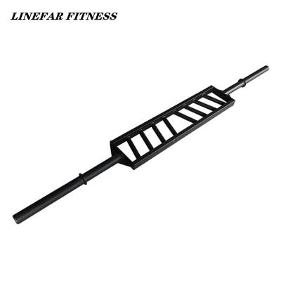 China Swiss Barbell Commercial Black Weight Lifting Gym Bar Weightlifting Equipment Gym Fitness Linefar Use Bar for sale