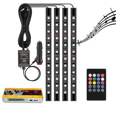 China New 5V USB 20 Key Car Interior Lighting 5050 RGB Remote Control Pixel Led Strip Kit For TV/Computer/CPU/Car/E-sports/ for sale