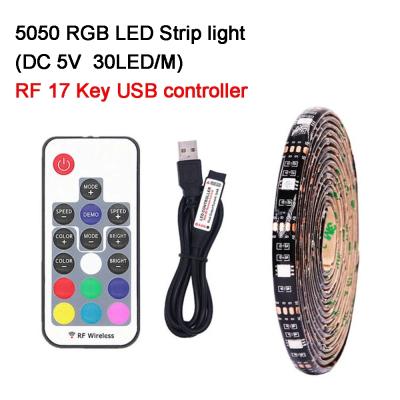 China Indoor TV Lighting Color Changing USB TV PC Back Mood Lighting, 5V Remote Control USB Led Backlight Strip For TV for sale