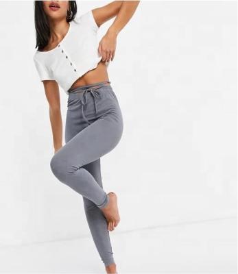 China HONGYUAN Wholesale Women Breathable Fitness Legging Link Waisted Legging In Gray for sale