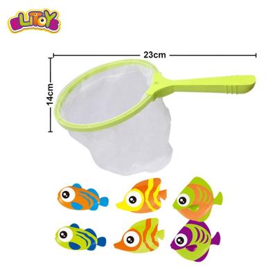 China Fishing Game Set 2021 Fish Diving Games Promotional Kids Bath Time Bathtub Game Set Happy Plastic Toy for sale