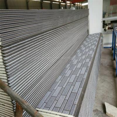 China Good temp-preservation and heat insulation metal cut sandwich panels / environmental protection and energy-saving wall insulation materials for sale