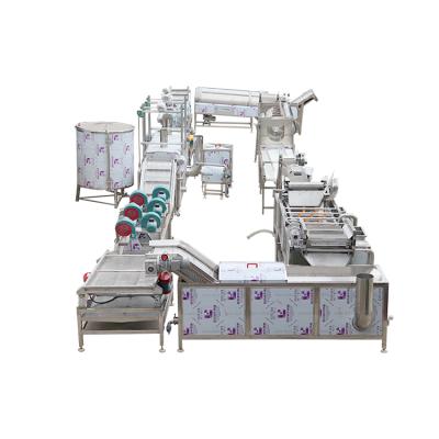 China Automatic Fries Production Line 500kg/h Automatic Potato French Fries Frozen Product for sale