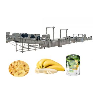 China High Quality Fruit and Vegetable Processing Machinery Banana Peeling Slicer Cutting Frying Production Line Plantain Chips Making Machine for sale