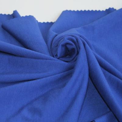 China Sustainable eco-friendly tencel fiber recycled elastic plain polyester jersey fabric for sportswear for sale