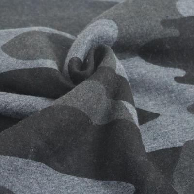 China Popular High Quality Anti-Static Polyester Cotton Camouflage Printed Fleece Fabric à venda