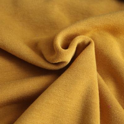 China Elastic Stretch YINI Polyester Viscose Fleece Inside Brushed Fabric for sale