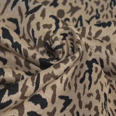 China High Quality Elastic Anti-Pull Polyester Viscose Jacquard Knitted Fabric for sale