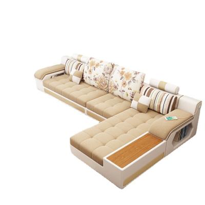 China New Style Modern Italian Luxury Sectional Convertible Sofa Light Simple Design Sofa Set Luxury Living Room Furniture For Sale for sale