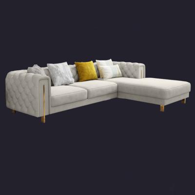 China L Shaped Piece Upholster Convertible Sofa Set Furniture Customizable Hot Sale Genuine Leather / PU Sofa Sectional Corner Sofa Living for sale