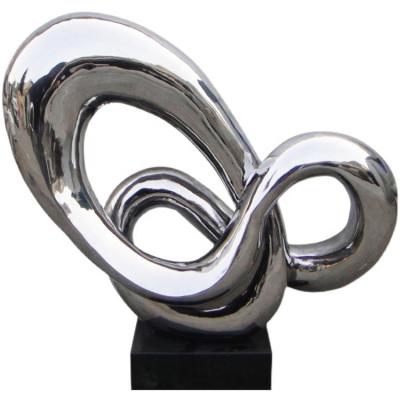 China Europe factory direct sales custom modern art decorative metal garden stainless steel outdoor sculptures for sale