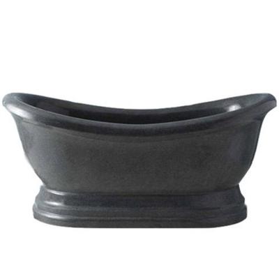 China China Factory Free Size Natural Stone Rock Gray Marble Stone Bathtub for sale