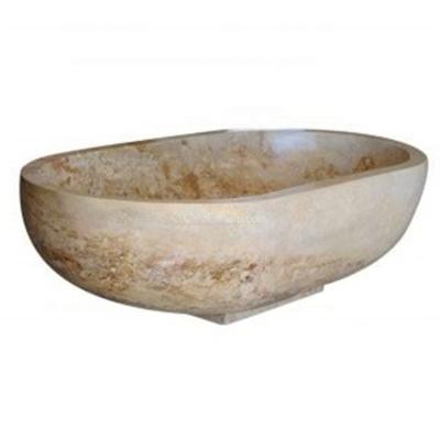 China Freestanding High Quality Modern Bathtub Affordable Oval Natural Stone Bathtub For Sale for sale