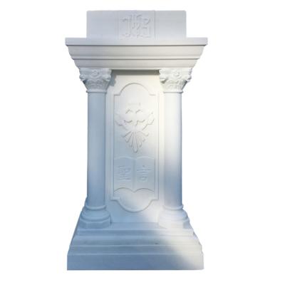 China Solid-Solid Decorative Marble Square Design Stone Granite Marble Building Stone Natural Stone Pillar for sale