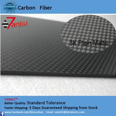 China Weave Carbon Fiber Plate Flexible Tripod Type 3.0mm ±0.1mm Thickness for sale