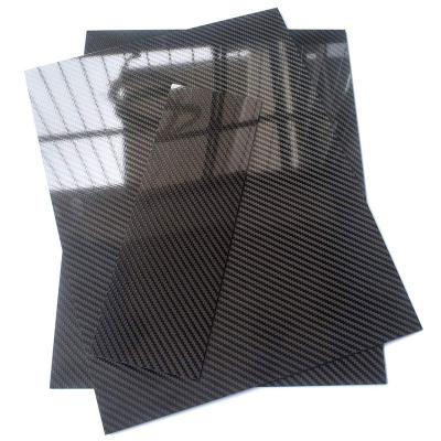 China Glossy Carbon Fiber Sheet Hard Material For RC Car / Drone Frame for sale