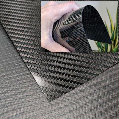 China High Strength Flexible Carbon Fiber Sheets  | 100% Real No Pitting 720 Gr / M2 zu verkaufen