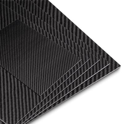 China Pure Carbon Fiber Plate Carbon Fiber Reinforced Plastics Sheet For UAV Drones Frames for sale