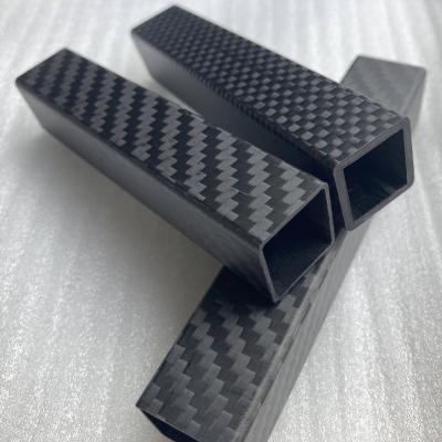 China 3K Twill Roll Wrapped Carbon Fiber Square Tube - 2×2 Twill Carbon Fiber Stof Te koop