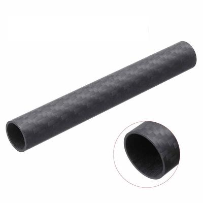 China el rollo 3K envolvió resistente ULTRAVIOLETA de Matte Twill Surface de la tubería de la fibra de carbono en venta