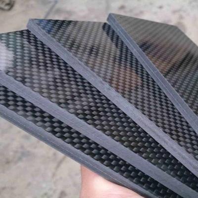 China 3mm Twill Weave Carbon Fiber Plate Corrosion Resistance For Aerospace for sale