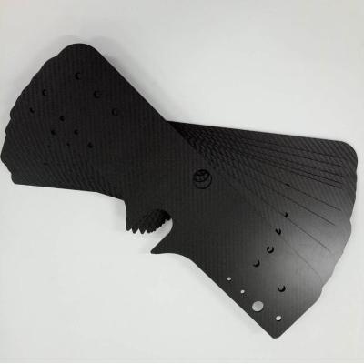 China Flame Heat Resistant Carbon Fiber Plate 0.3mm Thickness 500*500mm for sale