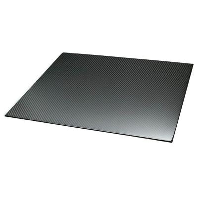 China Resistência lisa da alta pressão da sarja de Matte Rigid Carbon Fiber Sheet 3K à venda