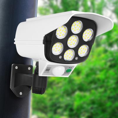 China Factory wholesale IP65 6500k outdoor wall light simulation waterproof solar camera for sale