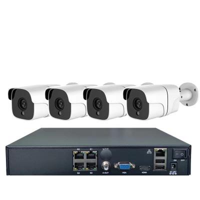 China NIGHT VISION 4CH H.265 POE NVR KIT 5MP Bullet IP Camera CCTV Outdoor Waterproof Surveillance Systems for sale