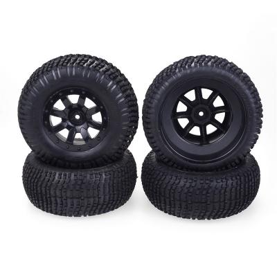 China RC Hobby RC 1/10 Short Haul Truck Tire Off Combiner 12mm, Tire Road Truck Tires Diameter 110mm for sale