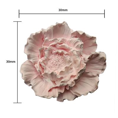 China Art Deco Support Drawing Customization Fragrance Diffuser Stone Flower Shape Decoration Gift for sale