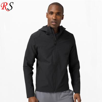 China Wholesale New Arrival Custom Men's Reflective Jacket Warm Light Active Wear QUICK DRY Black for sale