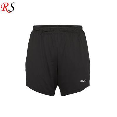 China OEM Logo Loose Fit Men's Black Gym Shorts Hot Sale High Quality Anti-Wrinkle Comfort Wholesale for sale