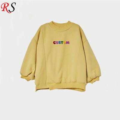 China New Arrival Wholesale Hot Sale Plus Size 100% Cotton Kids Blank Logo Children's Sweatshirt Custom Made for sale